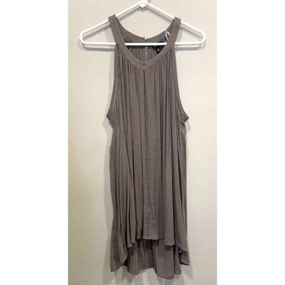 TORRID Brown Sleeveless Flair Light Back Button-Up Women Shirt Size 1X - Picture 1 of 9